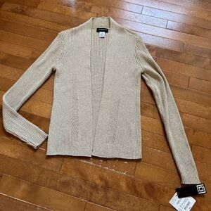 NEW Liz Claiborne  Open-Front Sweater